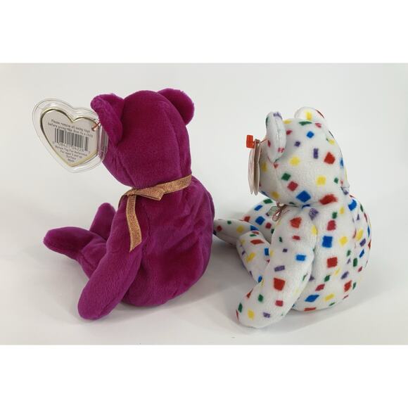 Ty Beanie Babies Bundle (2pcs) Millennium And Ty 2K Bears - Picture 5 of 16